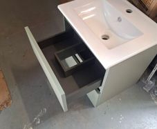 Visobath 500 wall hung unit and basin new