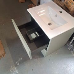 Visobath 500 wall hung unit and basin new