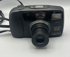 Pentax Espio 838 Auto Focus 35mm Film Point & Shoot Camera Black -Nr Mint