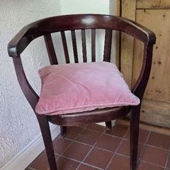 Antique Art Deco Mahogany Tub Chair
