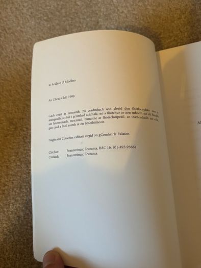 Na Gaeil i dTalamh an Eisc 1998 book by Aidan O hEadhra