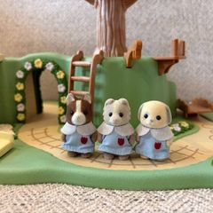 Vintage Sylvanian Families - Primrose Nursery School Baby Figures Bundle