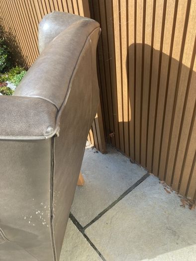 leather armchair