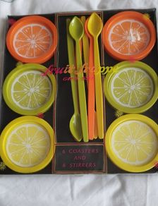 Cocktail coaster set