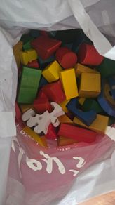 wooden building blocks