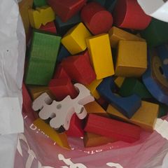 wooden building blocks