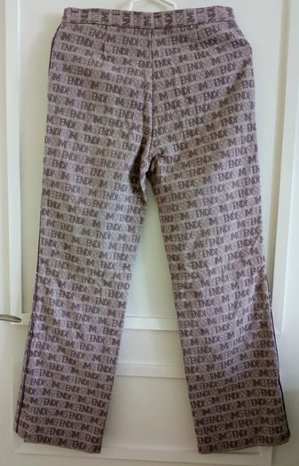 Fendissime designer vintage cotton ladies trousers made in Italy in very good condition with no issues RRP 300 euro UK size 10 or 12 with 28 inch waist and 28 inch leg see last three photos for exact measurements FREE STANDARD POSTAGE INCLUDED