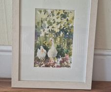 Original Watercolour ducks Painting