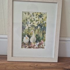 Original Watercolour ducks Painting