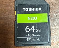 Toshiba 64gb SD