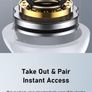 Remax TWS-10i High Quality True Wireless Stereo Music Earbuds - White Image 4