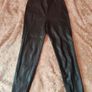 Zara Basic Collection faux leather black skinny stretchy pants size UK10 EU 38 Perfect condition Postage included Image 2