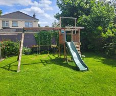 Swing and slide set
