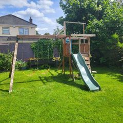 Swing and slide set