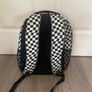 Classic Black & White Checkered Backpack / Rucksack Image 5