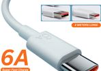 6A Fast Charging Cable USB C Type C For Samsung Huawei OnePlus Xiaomi Turbo Charge