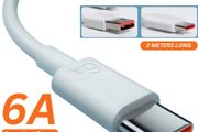6A Fast Charging Cable USB C Type C For Samsung Huawei OnePlus Xiaomi Turbo Charge