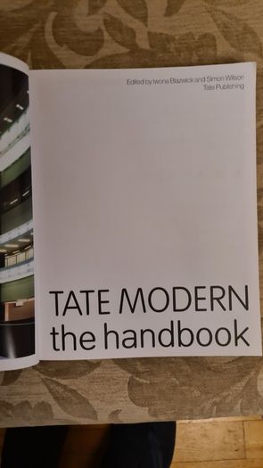 The Tate Modern Handbook. First Edition Large Volume Paperback In Good Condition.