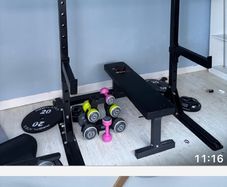 Gym Body max weight rack and bench