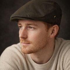 Hatman Green Wax Flat Cap | Waterproof Donegal Cap
