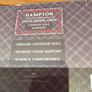 Hampton Gent's Sherpa Lined Cushion Sole Slippers - Indoor/ Outdoor Sole, Memory Foam Support - Size 10/11 - Brand New Image 4