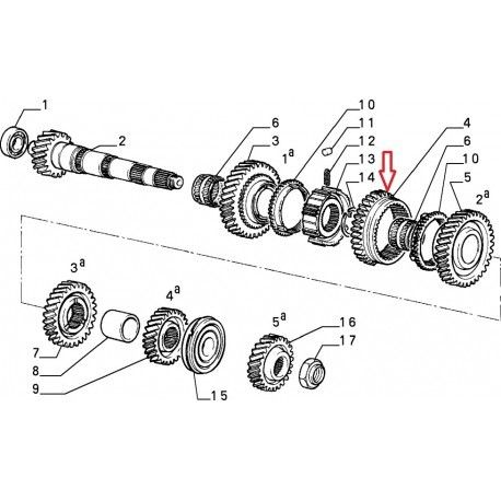 1st/2nd Sliding Hub (Fiat/Alfa/Lancia)