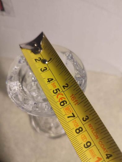 Crystal Candle Holder Or Nght Lite Candle No Stamp.