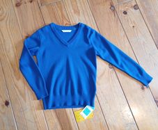 BNWT Age 5-6 M&S Royal Blue Jumper