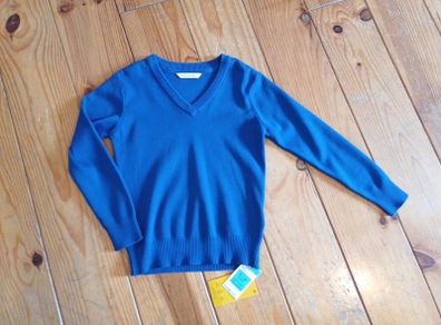 BNWT Age 5-6 M&S Royal Blue Jumper