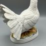 Jaffe Rose Presentation Fine Bisque Porcelain White Dove Image 6