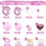NEW SALE | Balloon Arch Kit,145 PCS, Pink Balloons White Balloons Metal Purple Balloons for Birthday,Baby Shower,Parties,Bridal,Engagement,Wedding,Anniversary Image 2