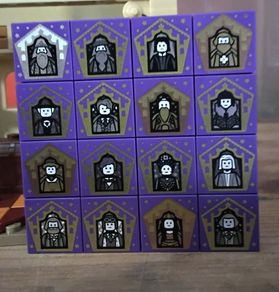 Lego Harry Potter ALL chocolate frog cards and Gryffindor Dorms
