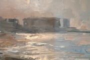 Norman Teeling "View of Burrow Beach,Sutton from Howth"