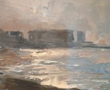 Norman Teeling "View of Burrow Beach,Sutton from Howth"