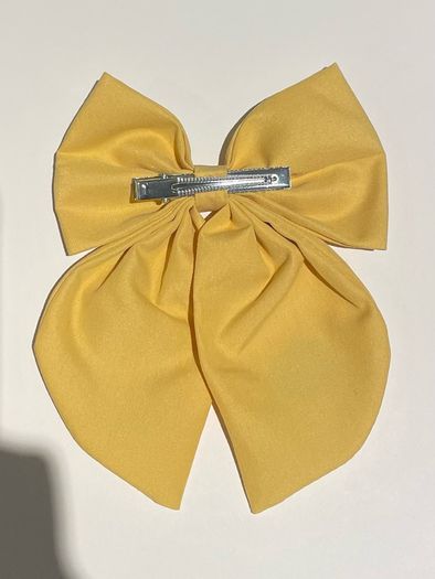 Embroidered Woodland Hair Bow Clip