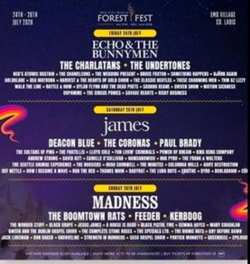 2 x Forest Fest wk end tics with Campervan