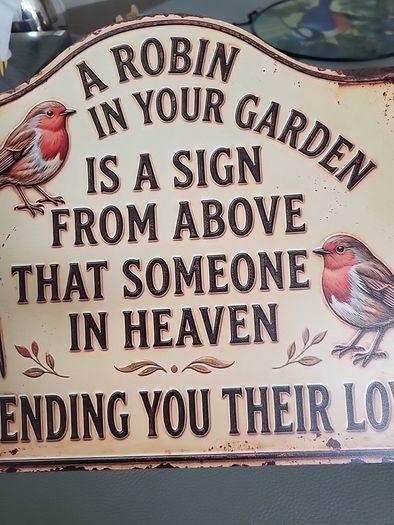 Metal sign
