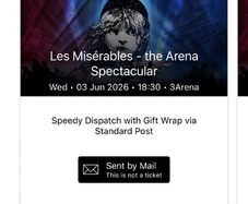 Les miserables tickets