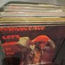 Box of Vinyl , mostly scratched , sleeves could be used for art project or decoraration Image 2