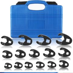 Wrench Set 15PCS Crowfoot Flare Nut