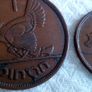 1942 Irish Penny & 1942 Irish Half Penny. Image 2