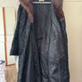 Black Persian Lamb (Karakul) Fur Coat with Mink Collarol Image 4