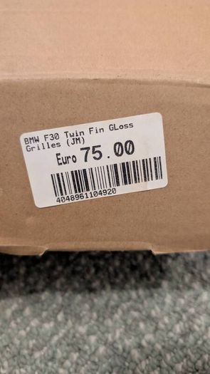 BMW F30 Black Kidney Grilles