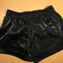 Nike Air Sheen Women's Black Running Shorts CU5520-010 Size Medium - Rare Image 6