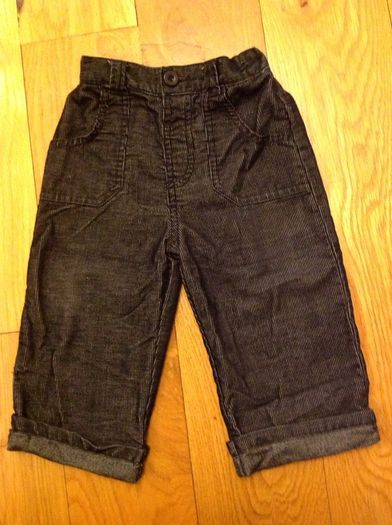 Beautiful Black Soft Trousers Age 9-12 Months