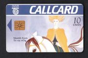 1996 Ireland 10 unit Niamh from Tir na nOg from The Irish Mythology definitive set (Gemplus) Call Card Mint used. Telecom Eireann card number 1068.