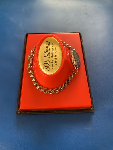 Silver Emergency Bracelet