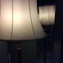 Antique Brown Solid Wood Tall Floor Lamp with a choice of lampshades Image 7