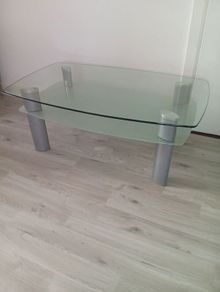 Modern Quality Tempered Glass Coffee Table