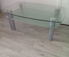 Modern Quality Tempered Glass Coffee Table
